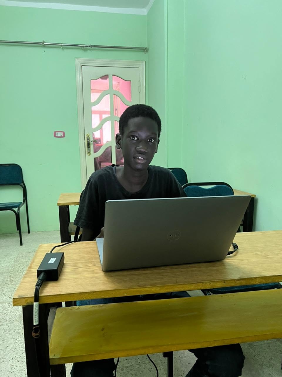 Ngong Ding Ding, South Sudanese student at Al-Nahda Academy